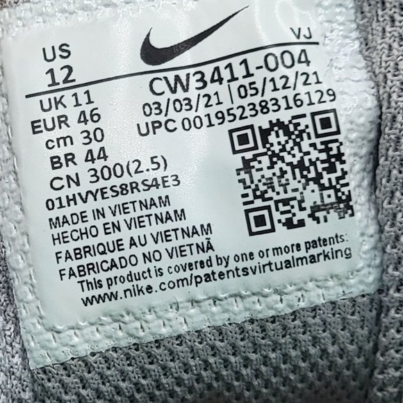 Nike Downshifter 11 Light Gray Men Size 12 Athletic Shoes - CW3411-004 main image 9